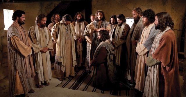 Jesus Ordaining the 12 Apostles