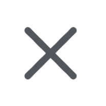 Close icon for use as a navigation button in the Gospel Library App.