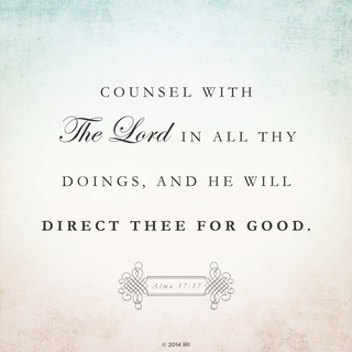 Counsel with the Lord