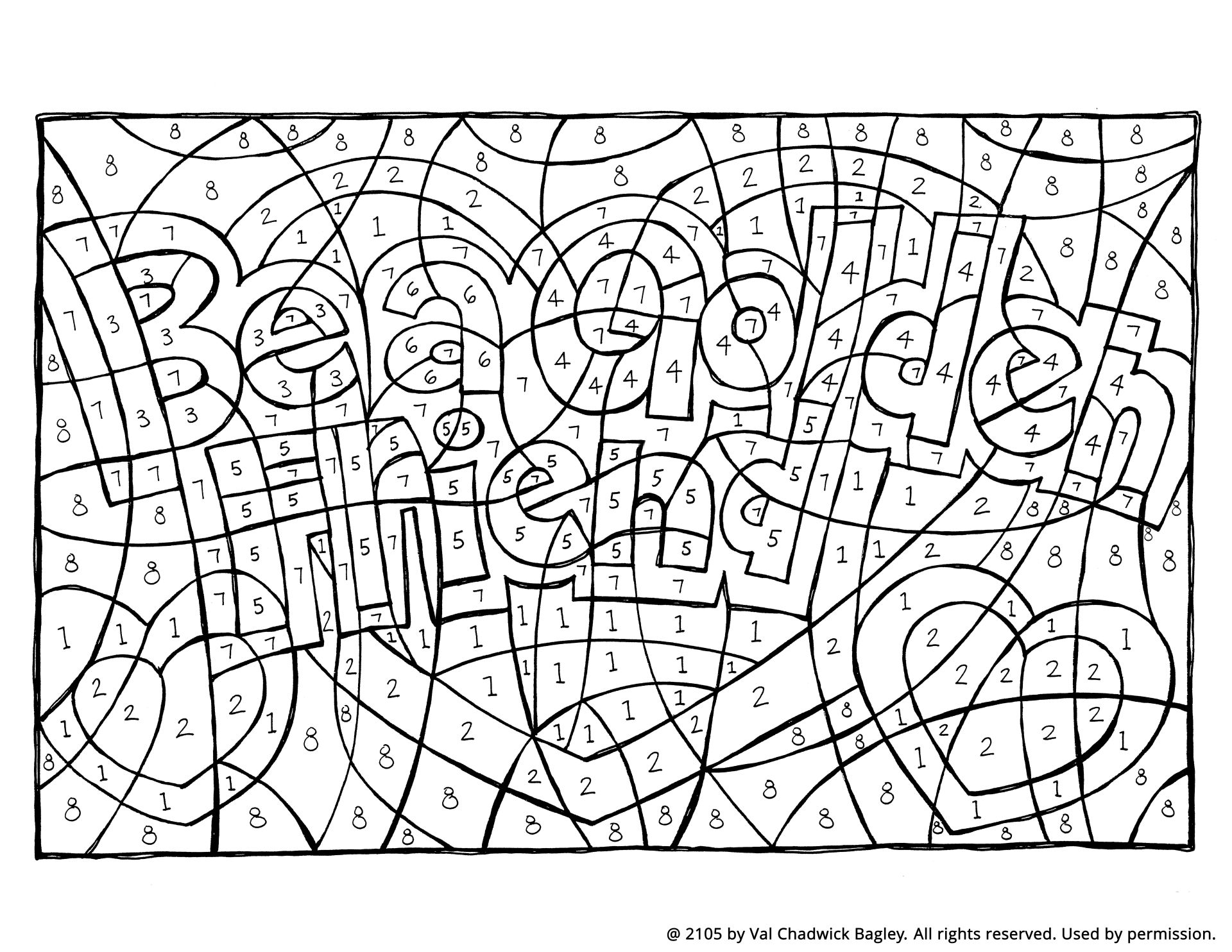 hidden images coloring pages