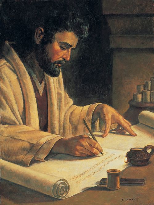 Luke Writes His Gospel For Theophilus