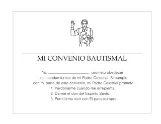 El convenio del bautismo