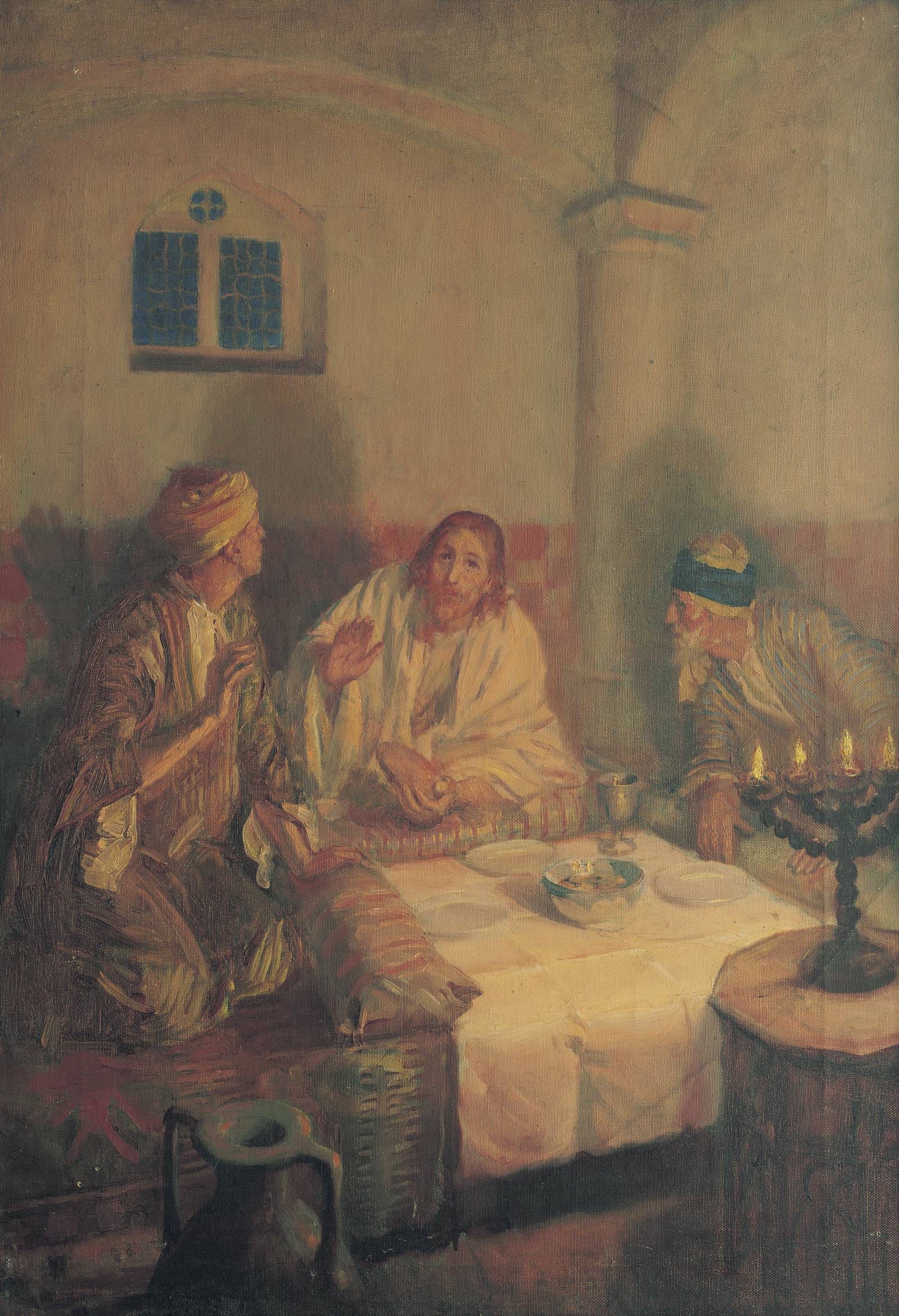 'Supper at Emmaus' by Simon Harmon Vedder