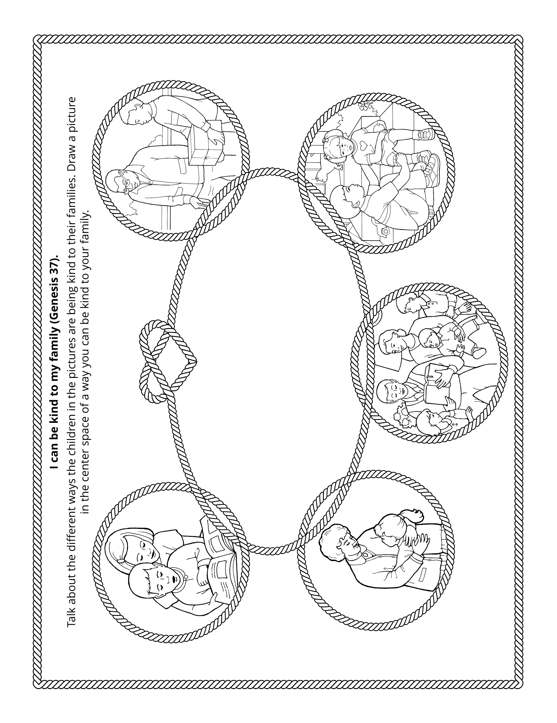 genesis 37 coloring pages