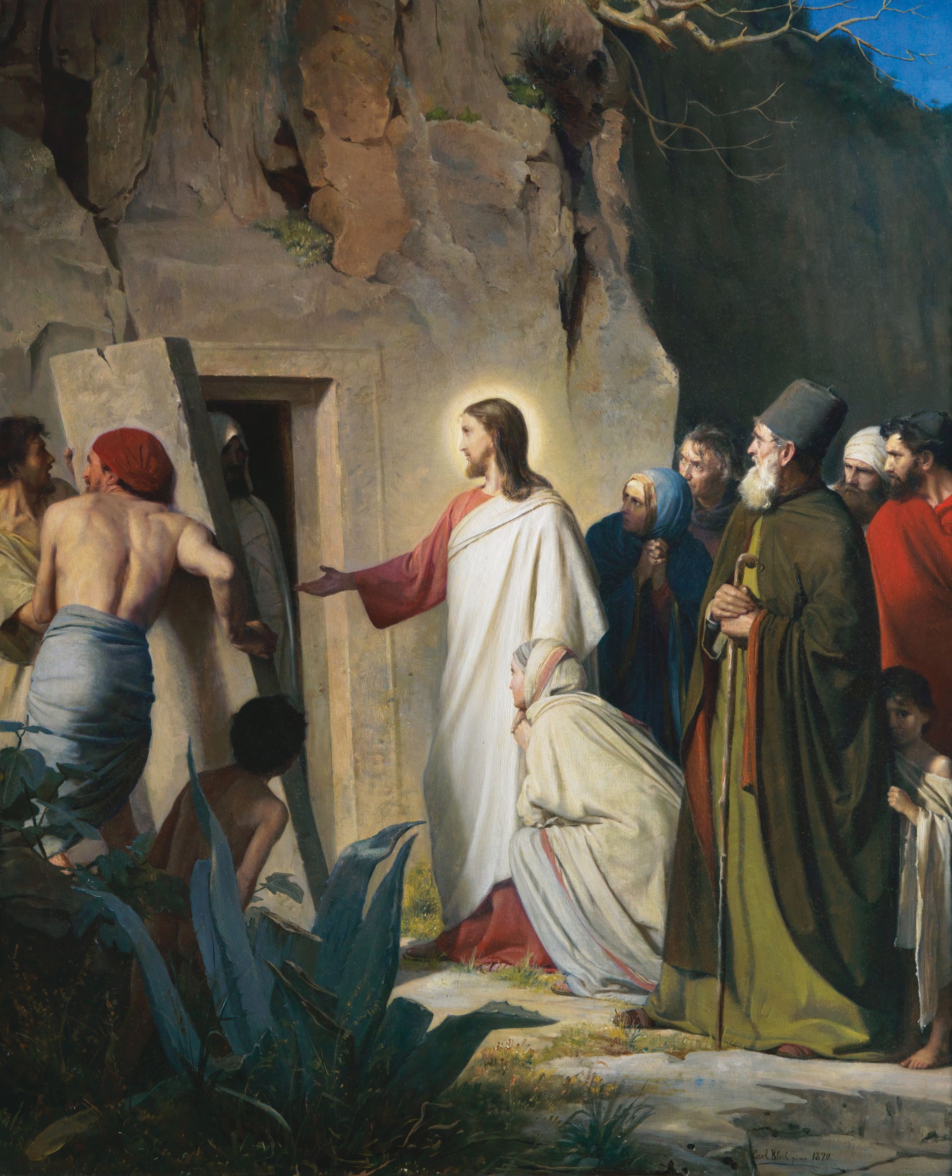 Jesus Raising Lazarus From The Dead Lazarus 