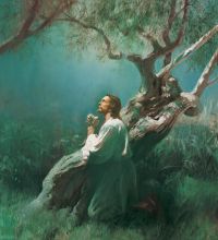 Jesus Praying in Gethsemane (Christ in Gethsemane)