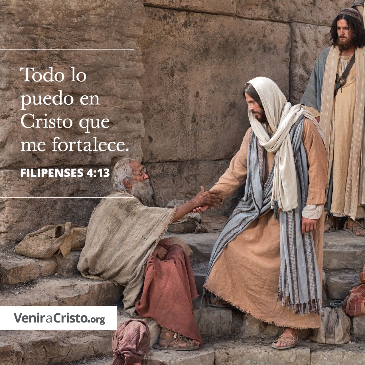 Imagen con frase inspiradora para fortalecer la fe
