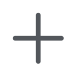 Plus icon for use as a navigation button in the Gospel Library App.