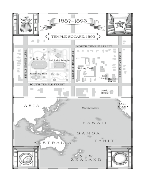 Map from the book, The Saints Volume 2