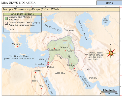 Map 5: Mba Ukwu ndị Asiria