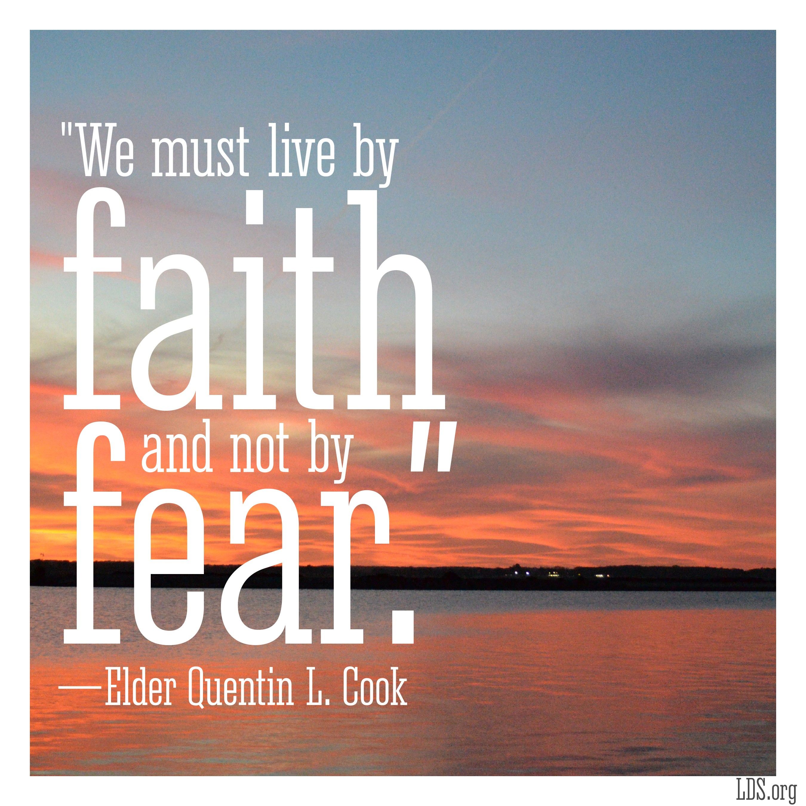 Faith, Not Fear
