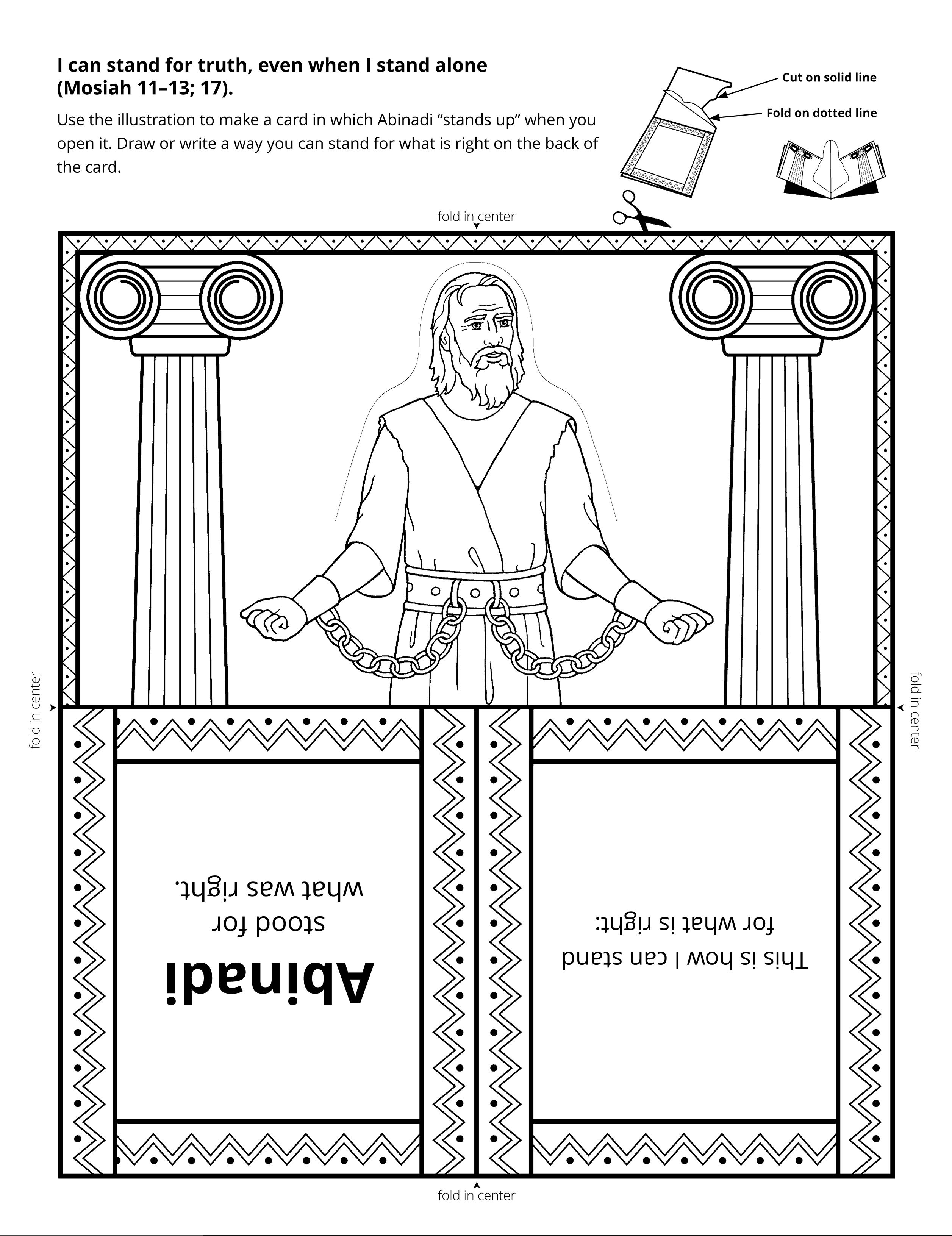 Abinadi in Chains - Abinadi In Chains Activity 