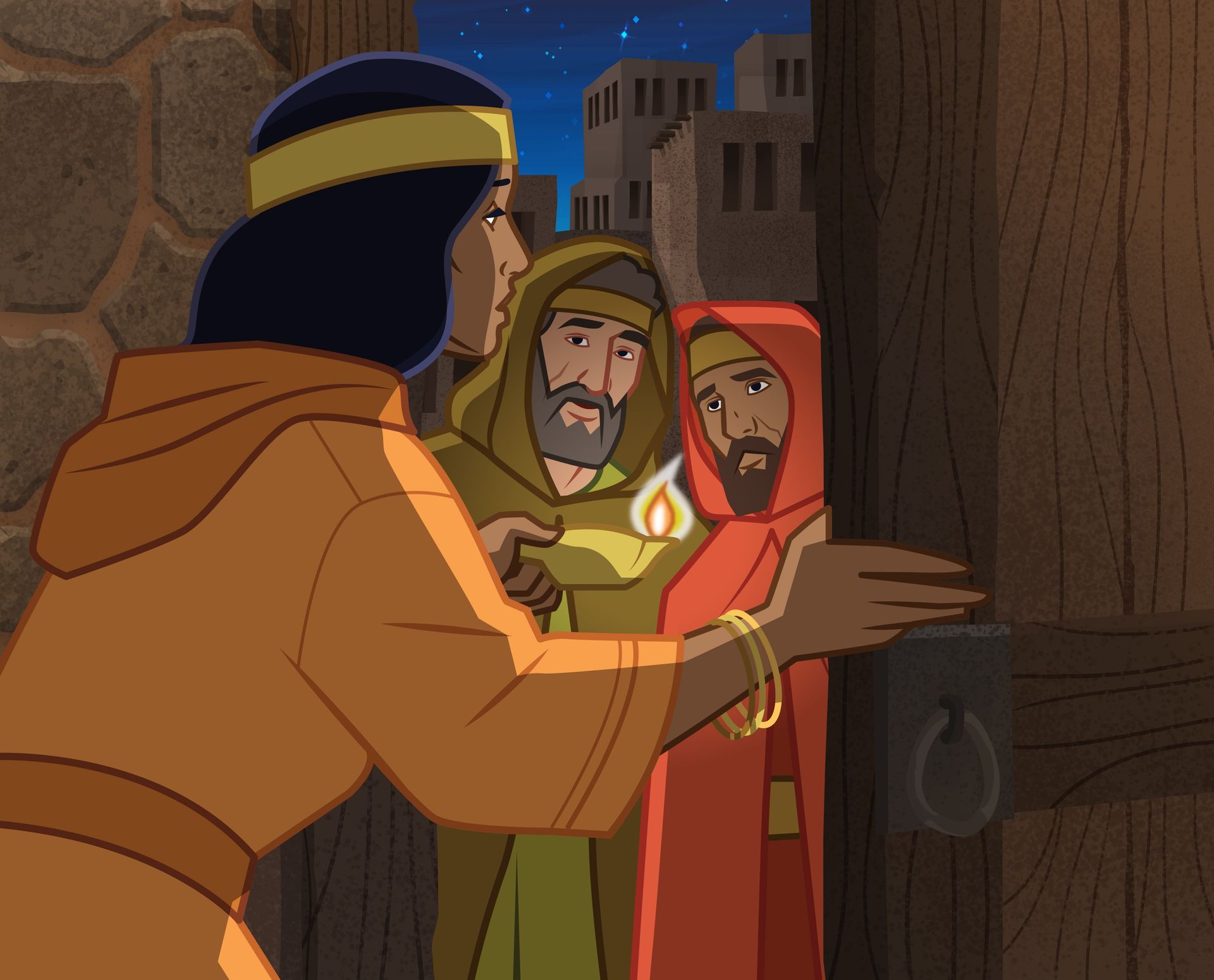 Historia Biblica De Rahab Y Los Espias Para Niños
