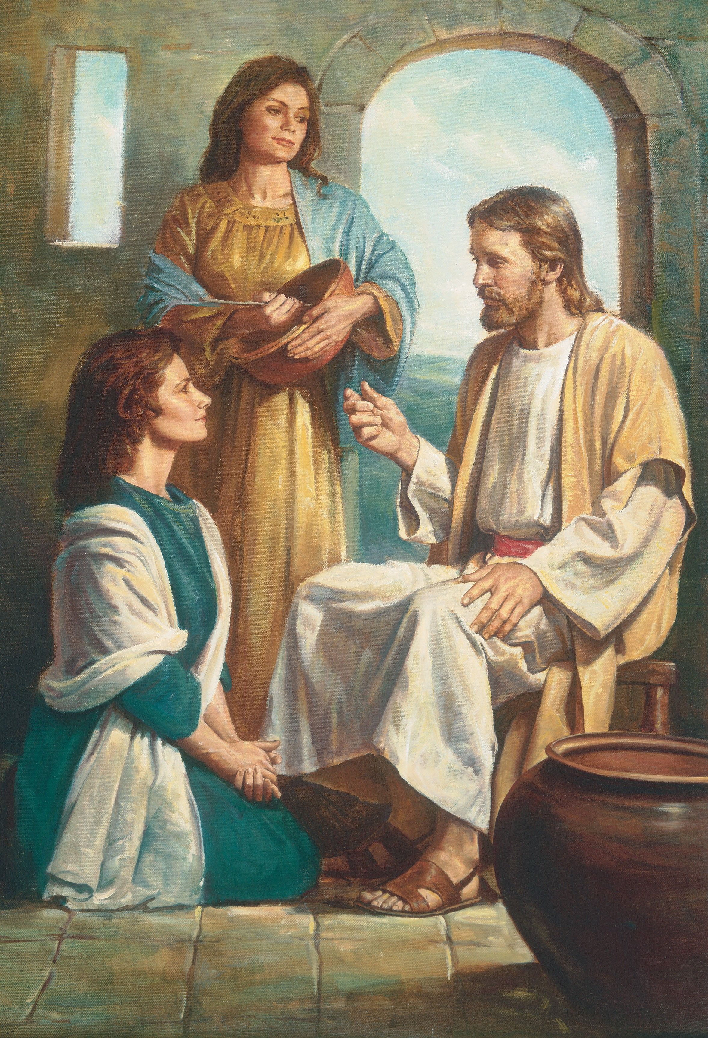 martha and mary jesus visit
