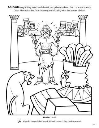 Scripture Stories Coloring Book: Book of Mormon [32 Page Update]