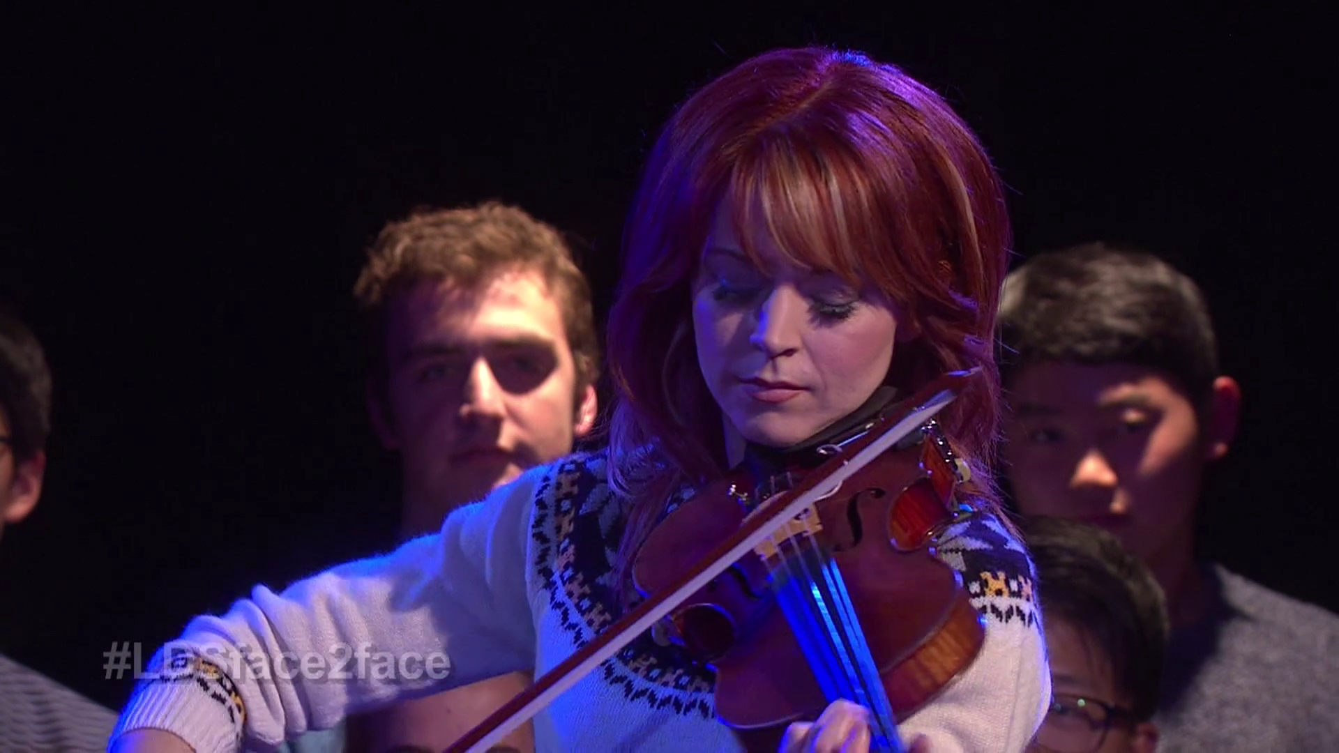 Lindsey Sterling plays the violin