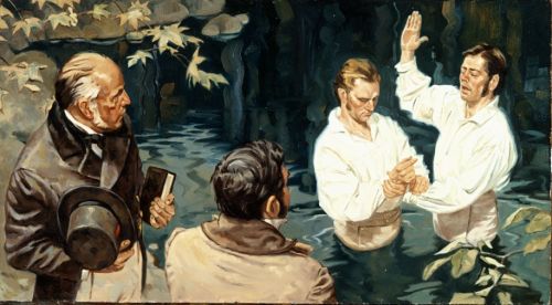 [John Taylor baptizing Thomas Tate]