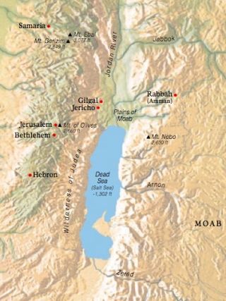 Old Testament Bible Map