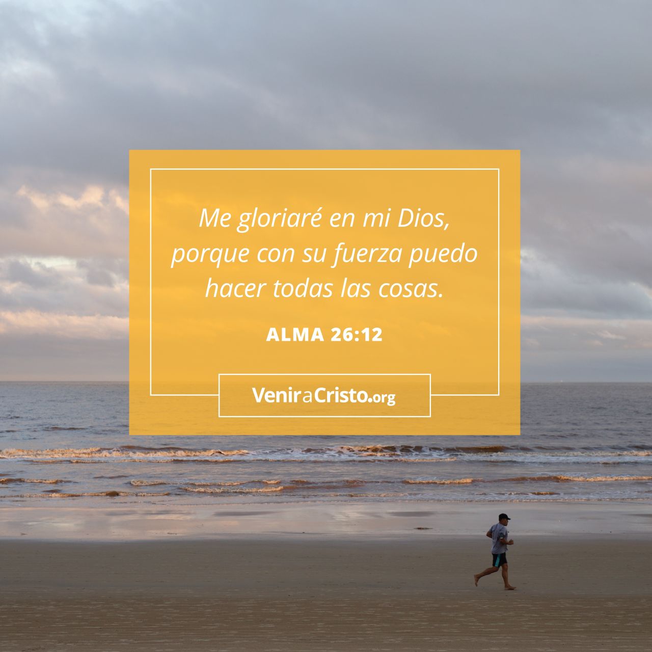 Imagen con frase inspiradora para fortalecer la fe