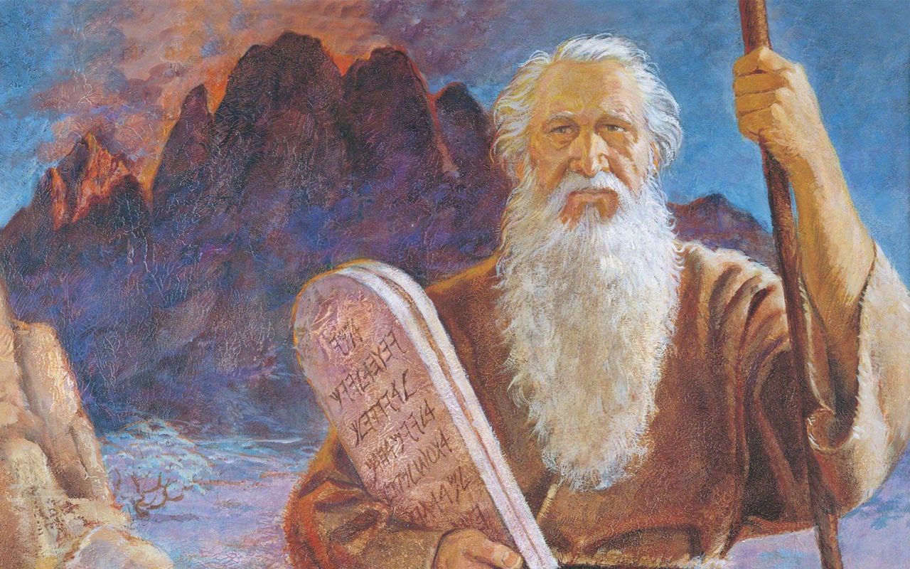 Moisés guarda os 10 mandamentos
