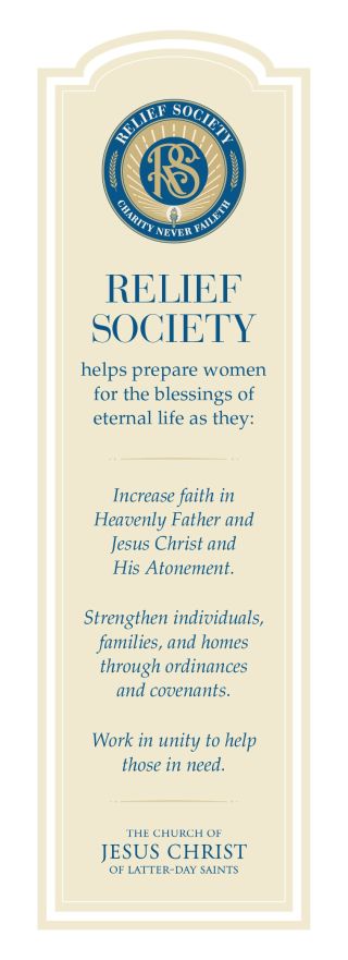 Relief Society Bookmark (Front)