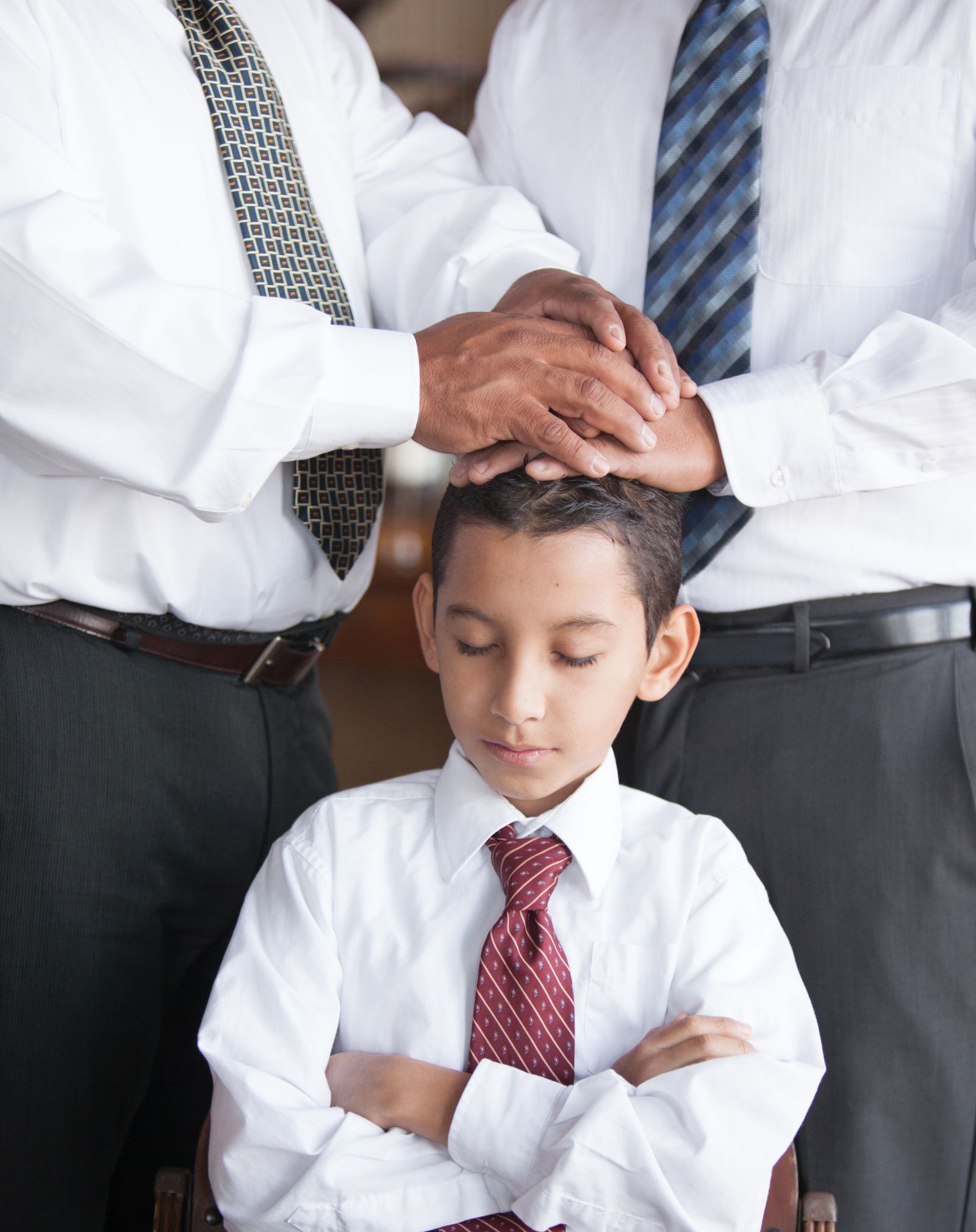 Confirmation of a Young Boy