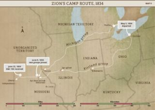 Church History Maps: Zion's Camp Route, 1834