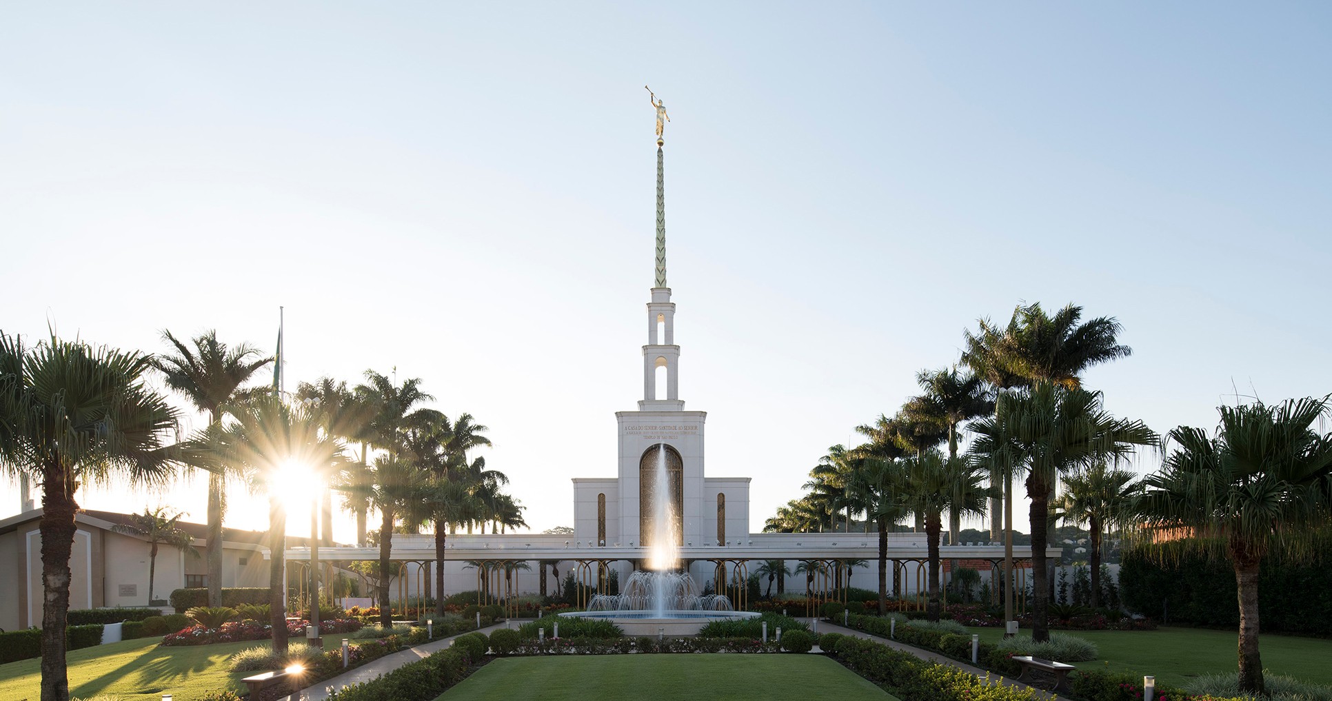Exterior of the São Paulo Brazil Temple. Photos taken during the day.