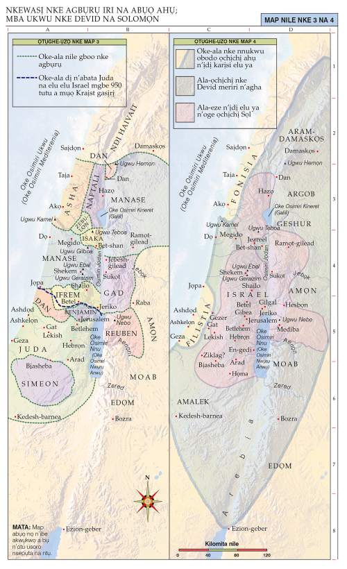 Map 4: Mba Ukwu nke Devid na Solomon