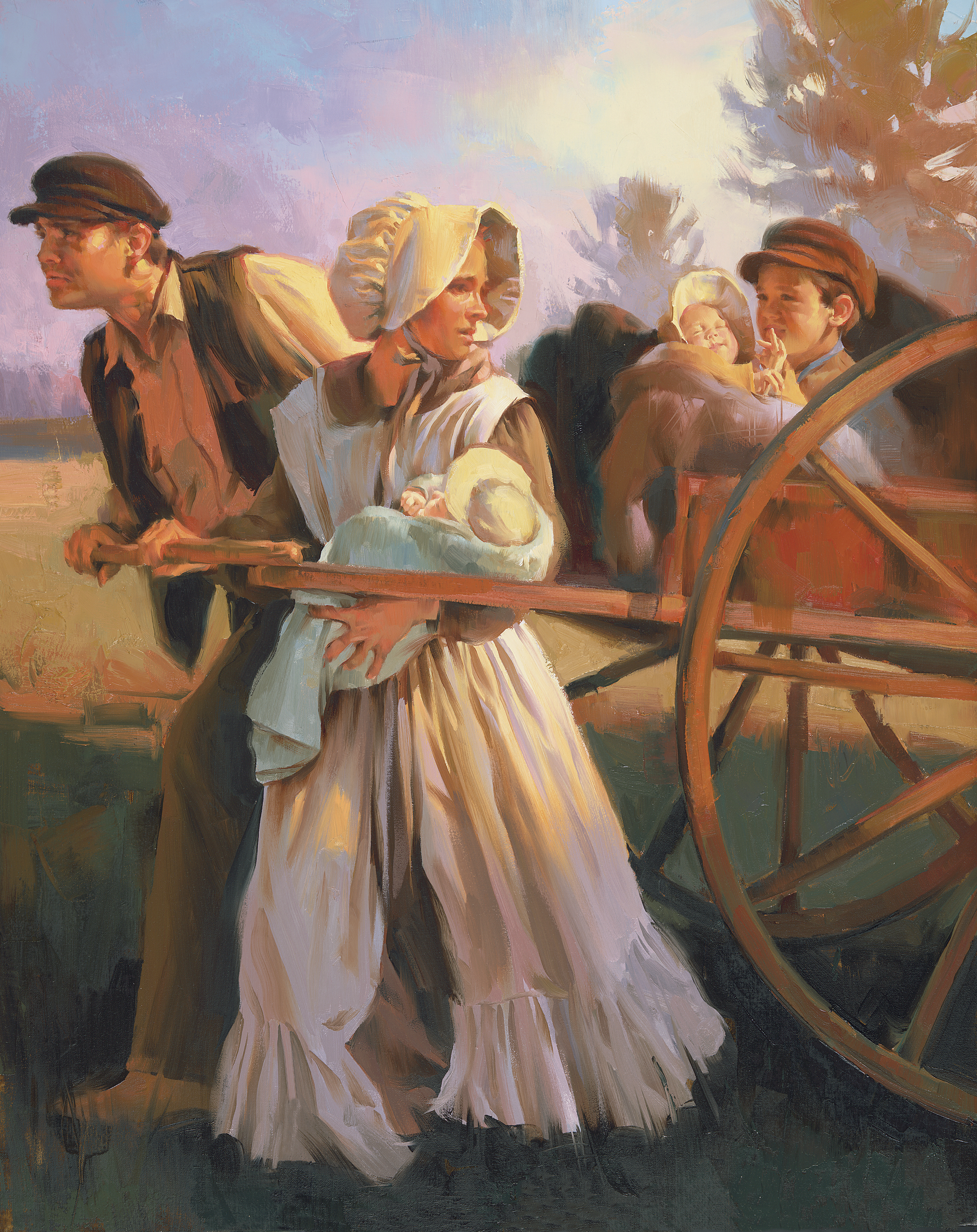 Handcart Pioneers, by Sam Lawlor