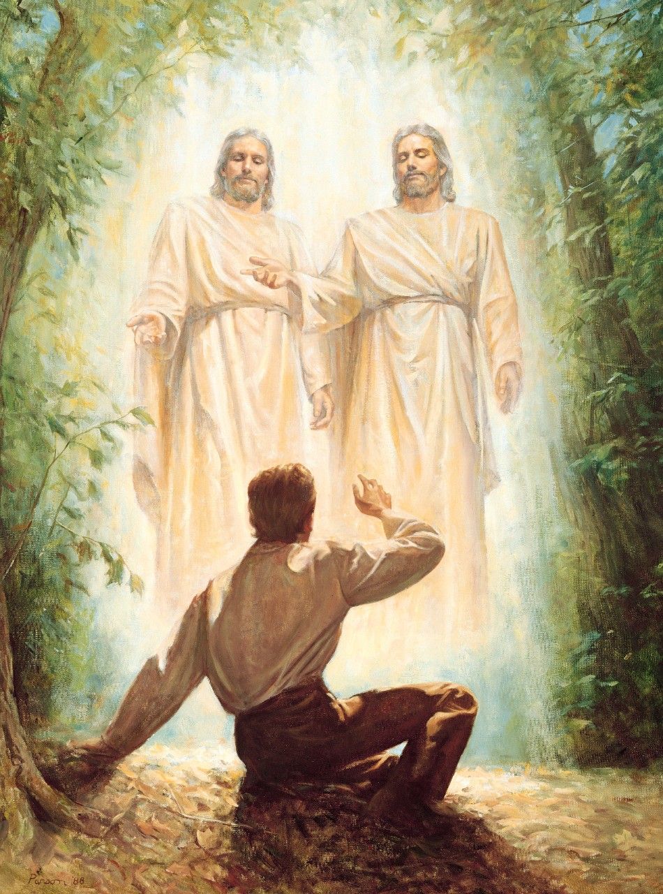 The First Vision, by Del Parson (62470); GAK 403; Primary manual 1-04; Primary manual 2-38; Primary manual 3-10; Primary manual 5-06; Primary manual 6-40; Primary manual 7-40; Joseph Smith—History 1:14–20