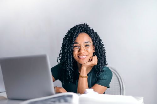 Woman with Laptop