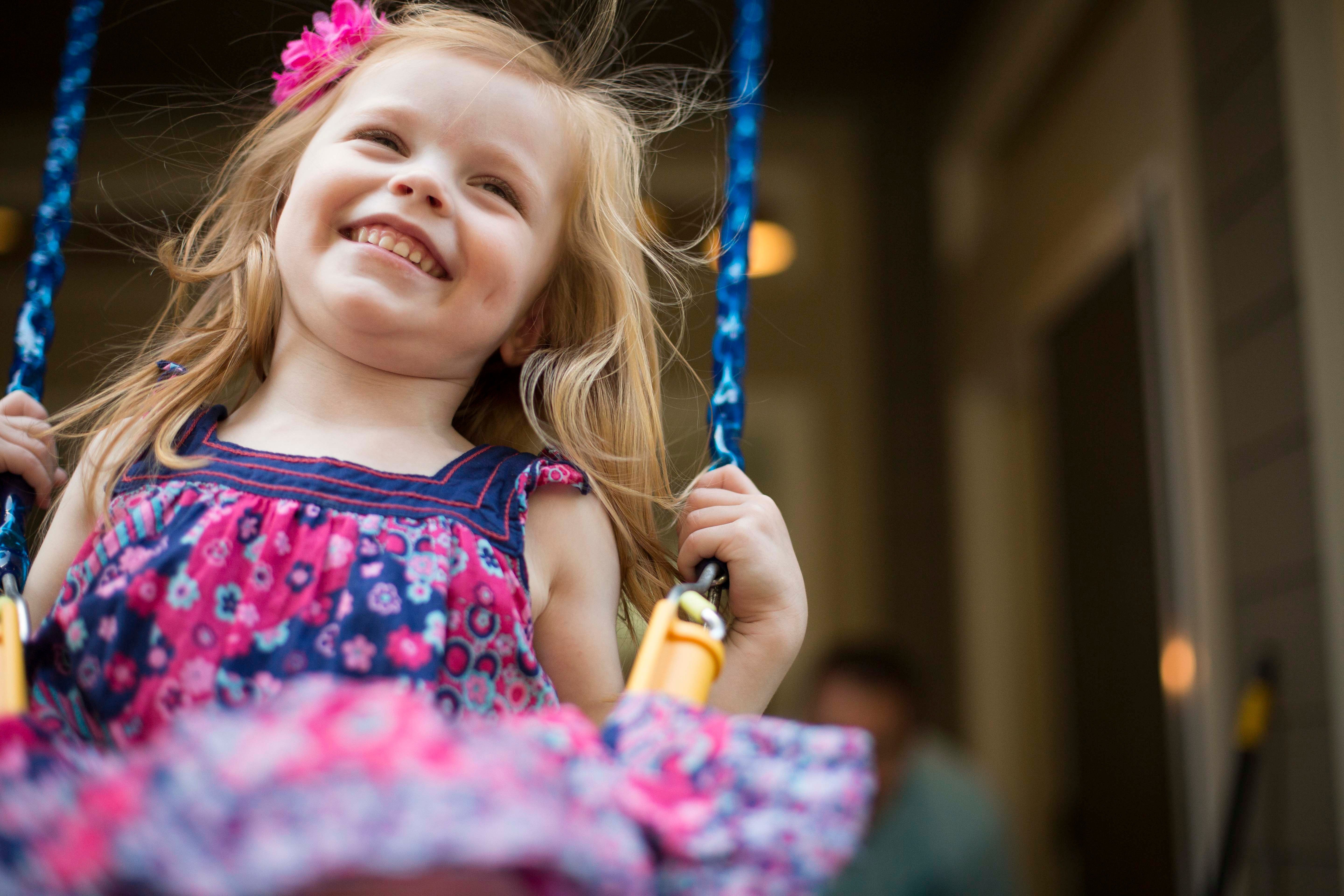 Little girls video. Girl is swinging. Swing it girls.