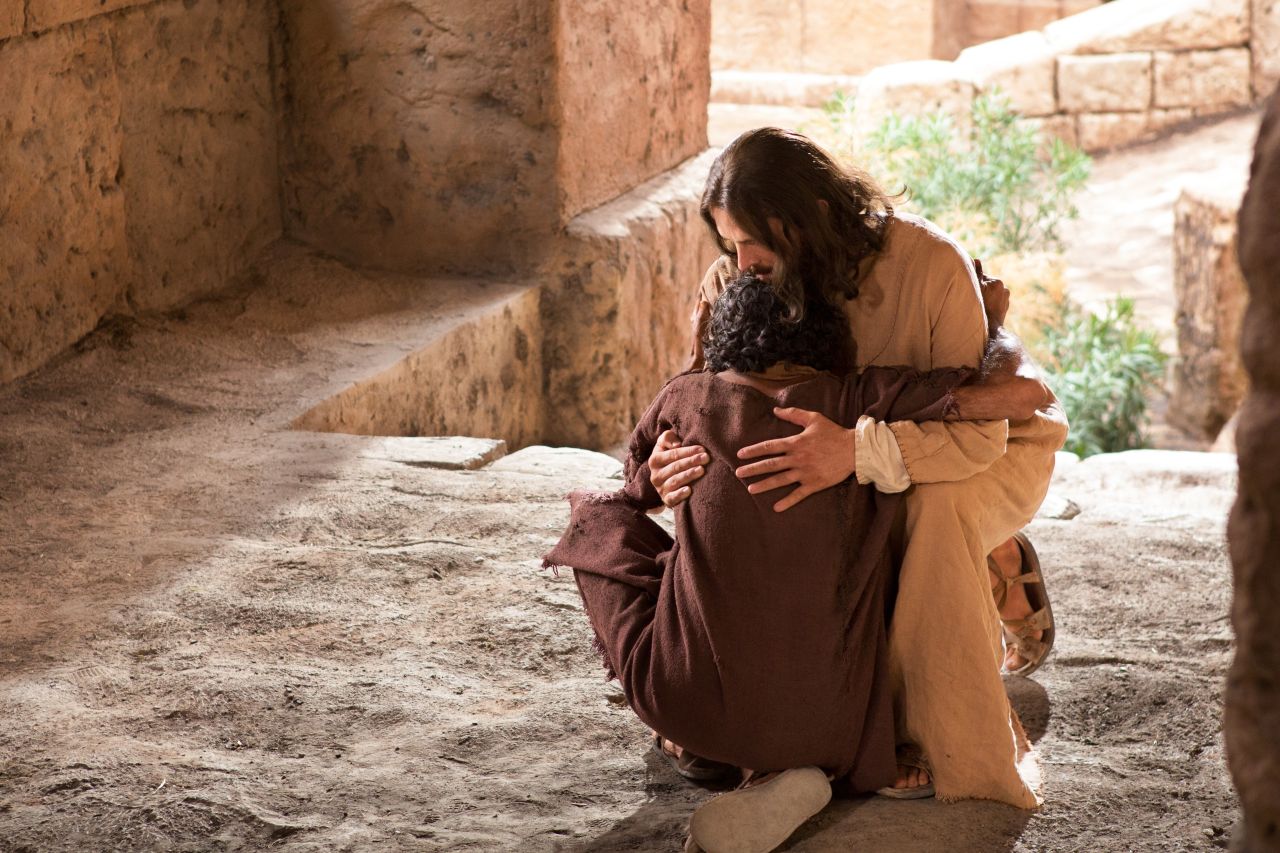 Jesús muestra amor