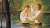 Joseph Smith Baptizes Oliver Cowdery