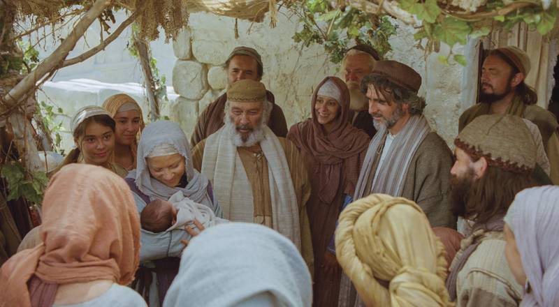 A Crowd Gathers as John the Baptist Is Named