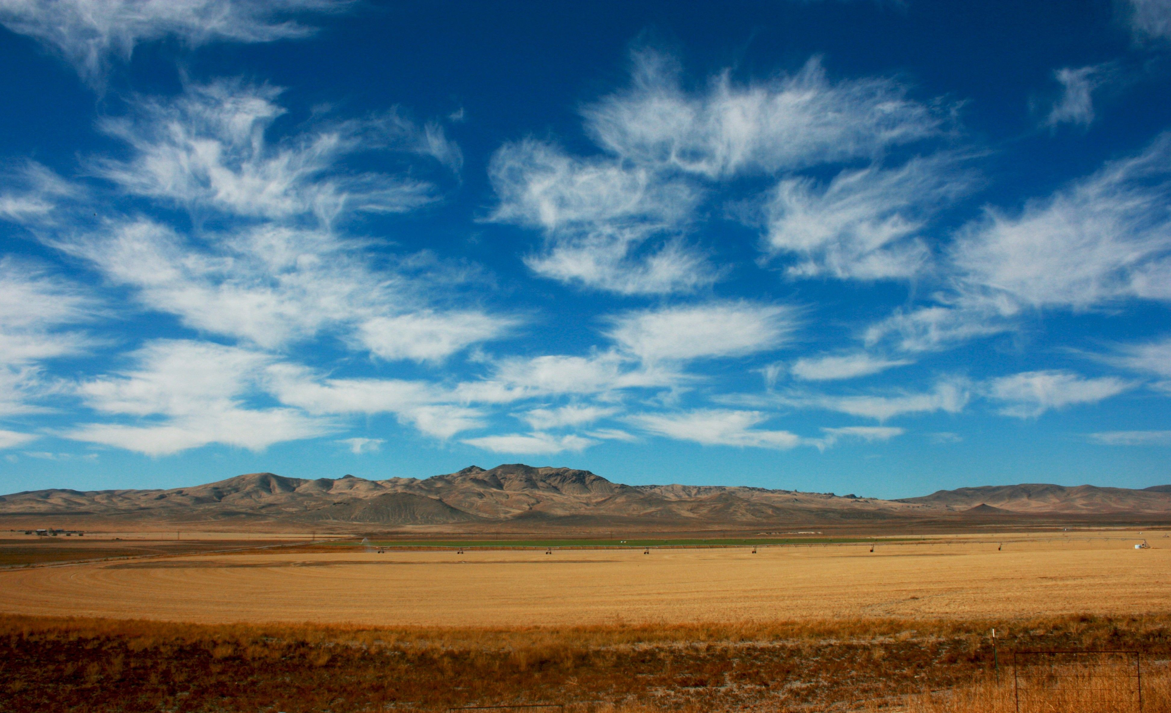 Blue Sky and Mountains