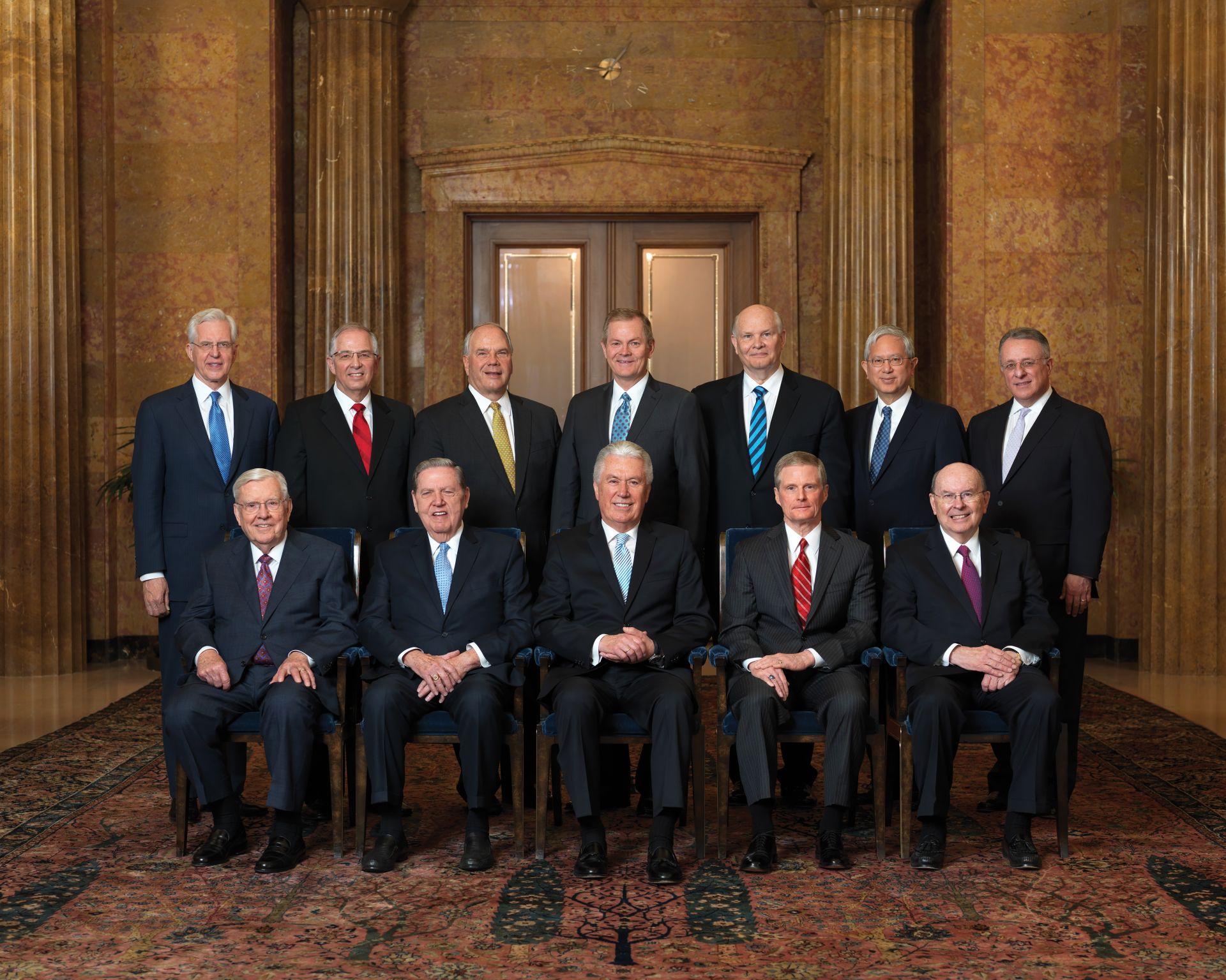 Current Church Leaders   Quorum Twelve 2018 Group Portrait 